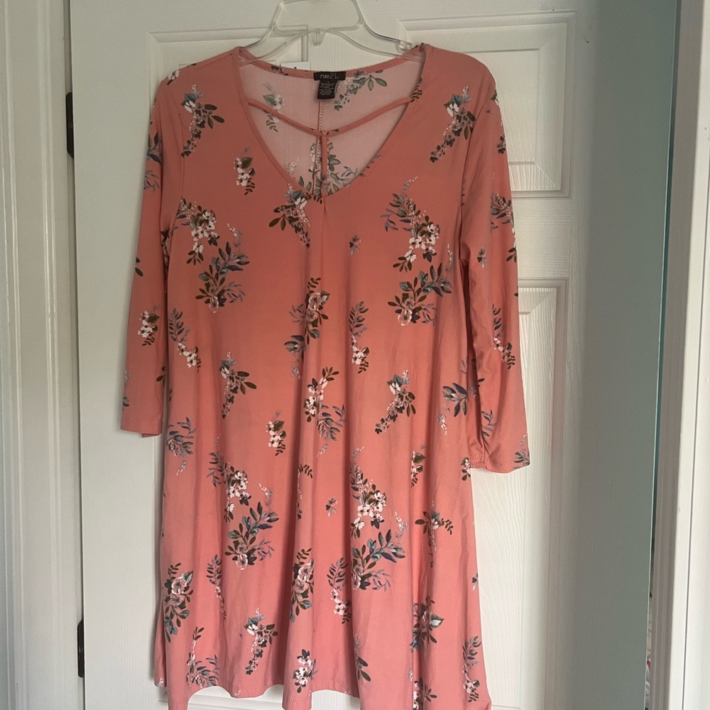Rue21 Floral Pink Dress